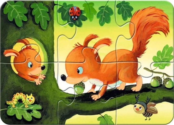 Mijn eerste puzzel bosdieren 4v1