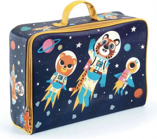 DJECO children's textile suitcase space