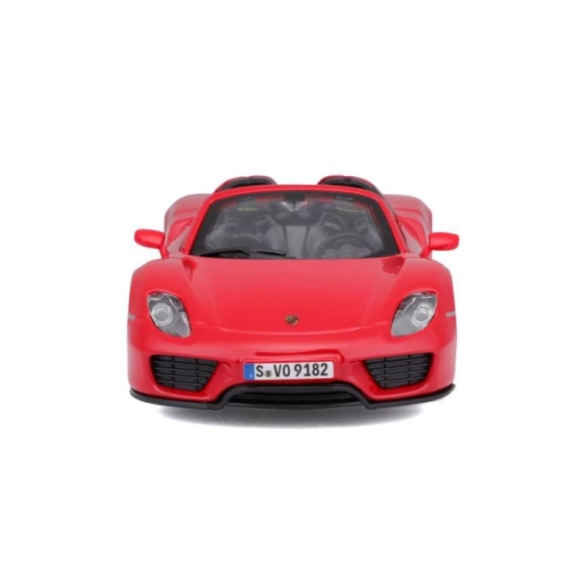 Modèle Bburago Porsche 918 Spyder rouge 1:24