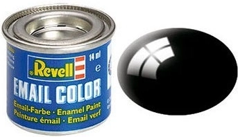 Revell Peinture Émail Synthétique Noire Brillante