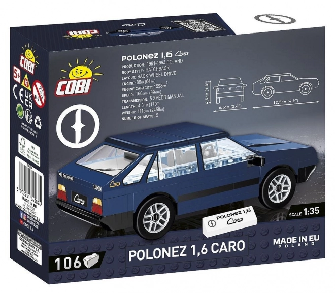 Polonez Caro Modell aus Bausteinen 1:35 von COBI