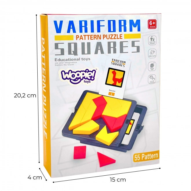 Tangram Pocket Logic Game by WOOPIE