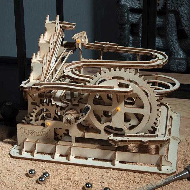 Wooden 3D Puzzle Rokr Marble Run Parkour