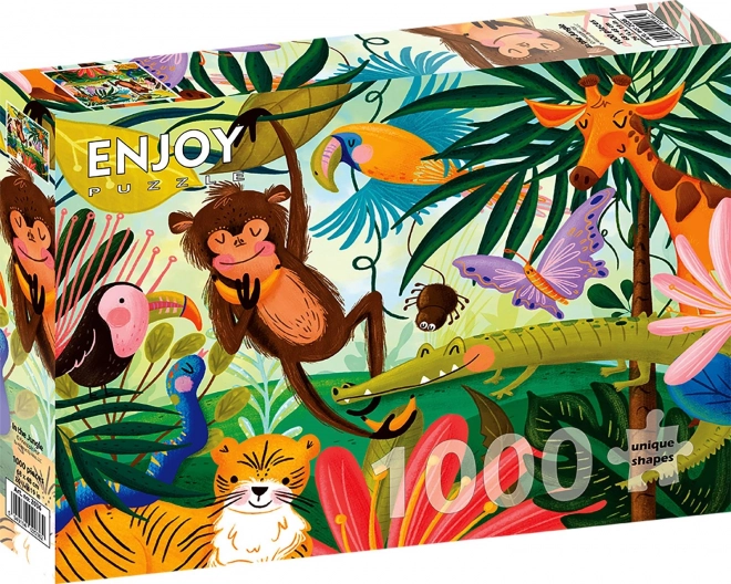 ENJOY Puzzel In de jungle 1000 stukjes