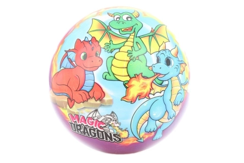 Balle avec motif de dragons 23 cm