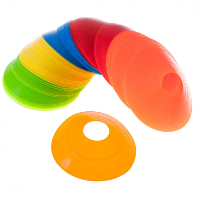 Trainingskegels in net - 50 stuks