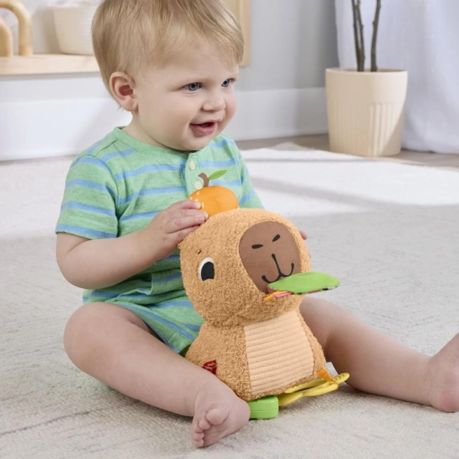 Fisher-Price Plüschspielzeug Capybara mit Zubehör