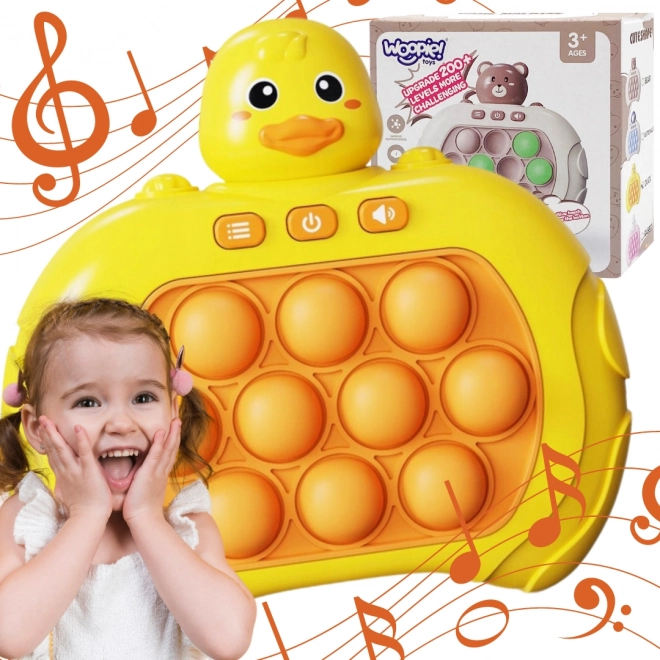 Interactief antistress speelgoed eendje Pop It