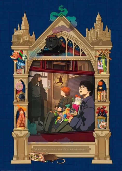 Puzzle Ravensburger Harry Potter Poudlard 1000 pièces