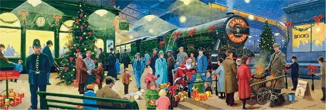 Puzzel 1000 stukjes Panorama kerstcollectie