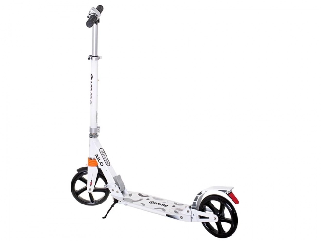 AILO faltbarer Stadtroller 200mm Räder Stoßdämpfer vorne hinten GIMME – Weiß