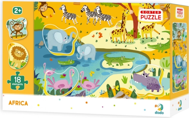 Puzzle Animaux d’Afrique 18 pièces