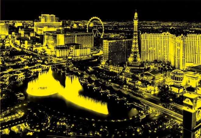 Puzzel 1000 stukken, Neon Las Vegas