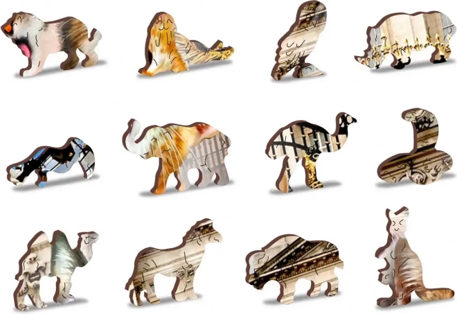 Houten puzzel Katjes in Londen