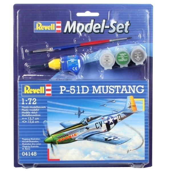 Jachtvliegtuig Revell Model P-51D Mustang