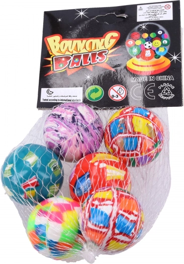 Set stuiterballen 3 cm – 6 stuks