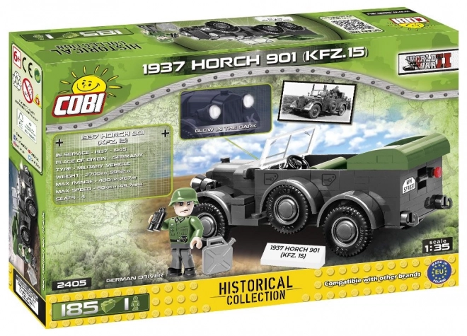 Historisch militair voertuig Horch 901 bouwset COBI