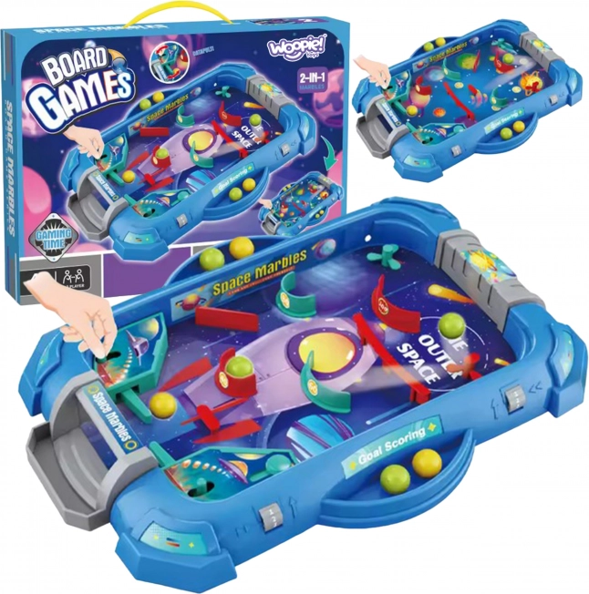 tafel-pinballspel kosmisch avontuur 2-in-1 WOOPIE