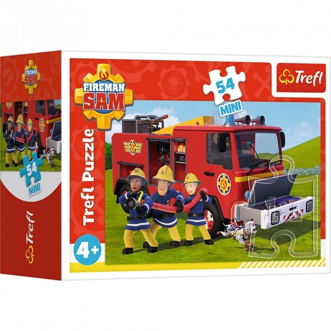 Puzzle Sam le pompier Sur l'eau
