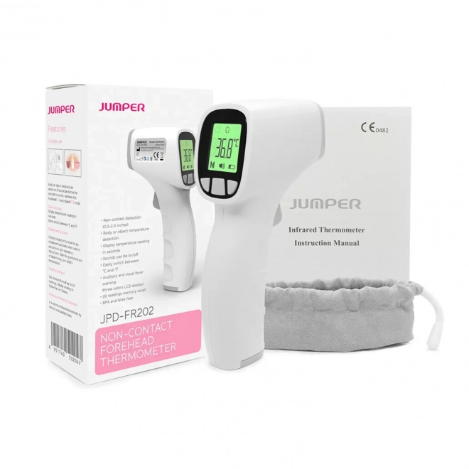 Digitale contactloze thermometer, Blauw