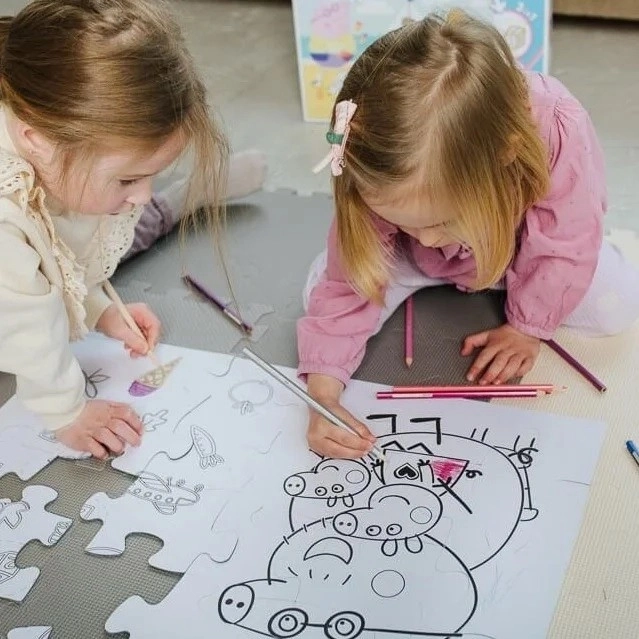 Peppa Pig Double-Sided Super Giant Puzzle