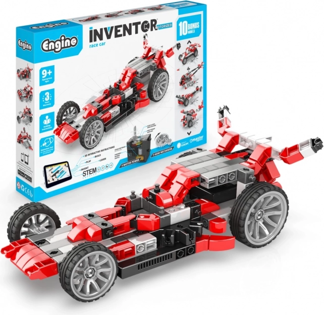 Engino Inventor motorized racing car – 10 models