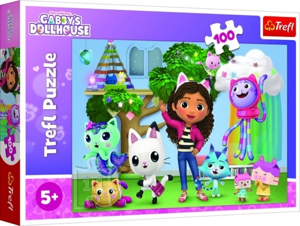 Puzzel 100 stukjes Kattenhuis Gabi