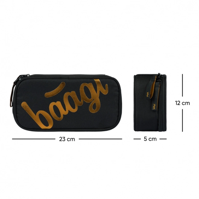 BAAGL SET 3 Core Metallic Brons: rugzak, etui, zak