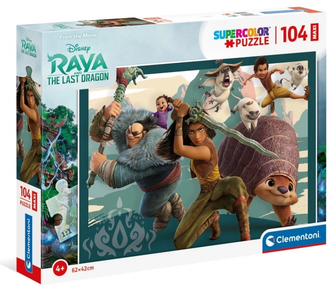 Puzzel Raya en de draak MAXI 104 stuks Clementoni