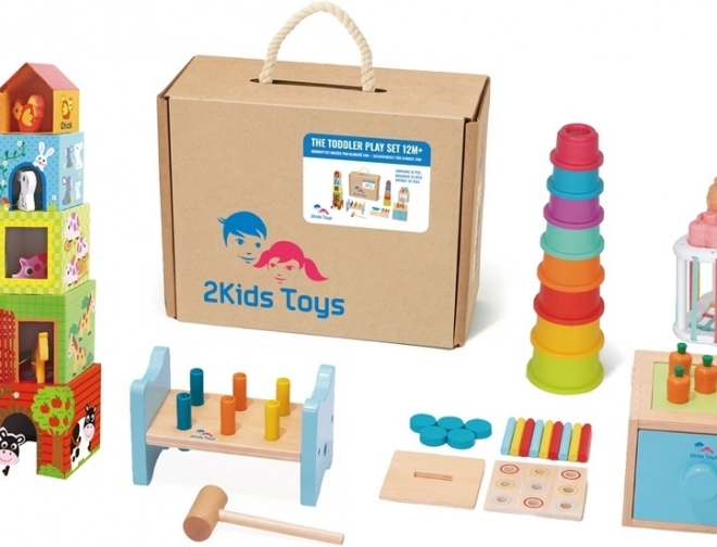 Geschenkset speelgoed voor de kleintjes vanaf 12 maanden