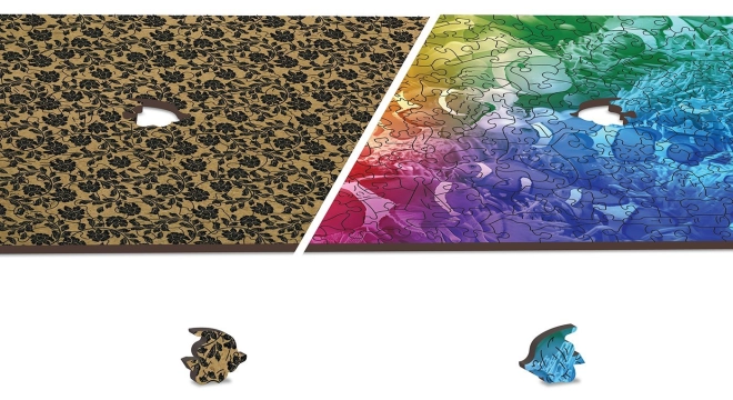 Zweiseitiges 2-in-1-Puzzle für doppelten Spaß