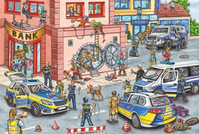 Schmidt puzzel Politie in actie 100 stukjes