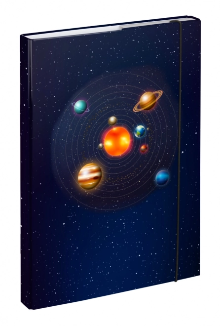 BAAGL Mappen voor schoolschriften A4 Planeten