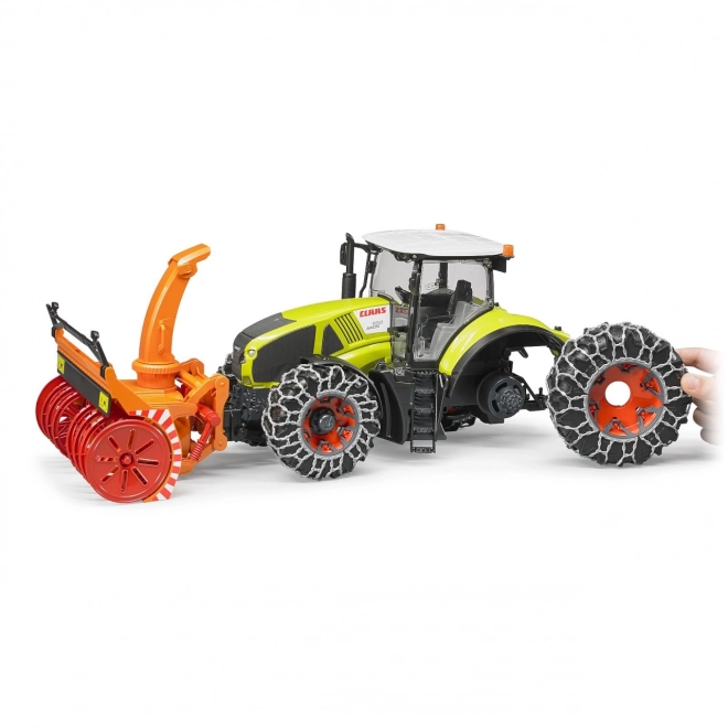 Bruder Traktor Class Axion 950 met sneeuwfrees