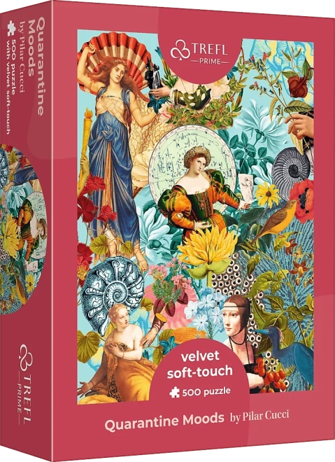 Puzzle TREFL Velvet Soft Touch : Humeurs en quarantaine, 500 pièces