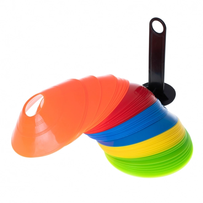 Trainingskegels in net - 50 stuks