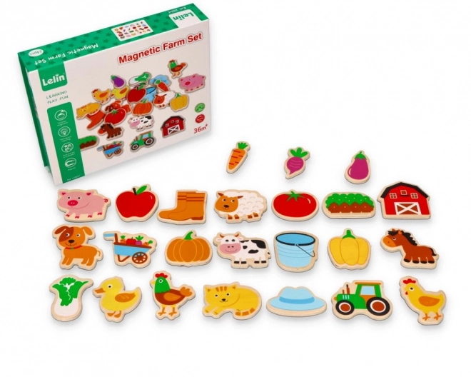 Magneten Bauernhof - Set 24 Stk