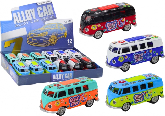 Metal Camper Bus with Lights and Sounds