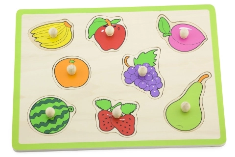 Puzzle en bois - fruits