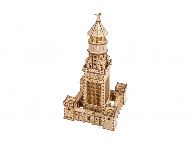 Ugears 3D houten mechanische puzzel Alexandrijnse vuurtoren