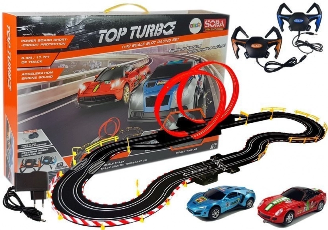 Racing Track TOP TURBO with Two Cars and Controllers