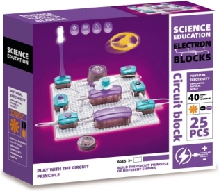 Electron Block Electronic Circuit Kit – educational set of 25 modules