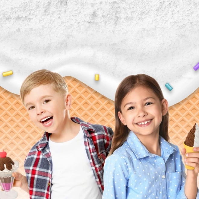 Kinetisch zand geurende koepelvormige ijsjes