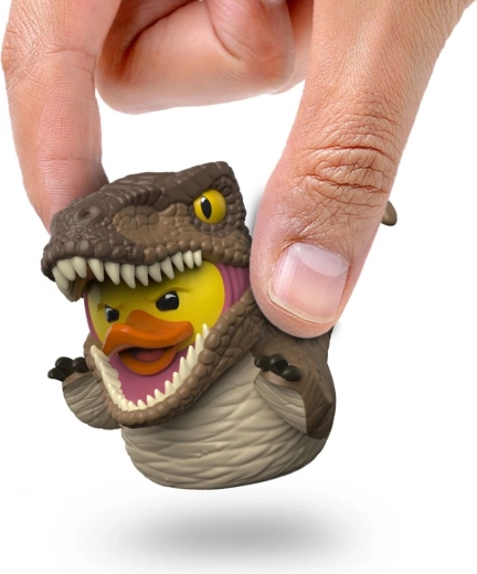 Gedetailleerde uitwerking van T‑Rex/raptor-kostuum