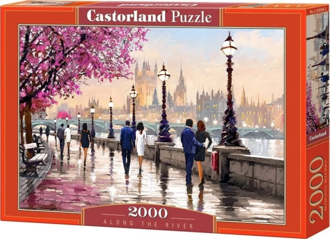 Puzzel langs de rivier 2000 stukjes