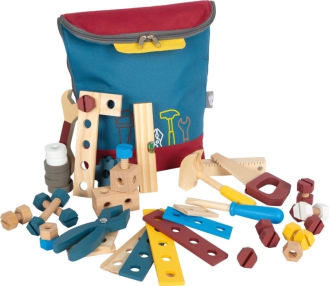 Sac à dos pour enfants avec outils en bois SMALL FOOT Workshop