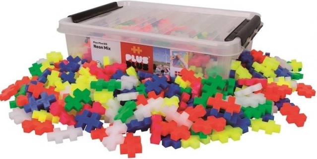 PLUS-PLUS BIG Neon construction set, 200 pieces