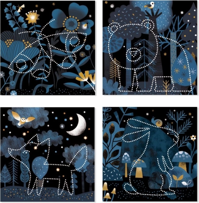 DJECO Images à illuminer Animaux