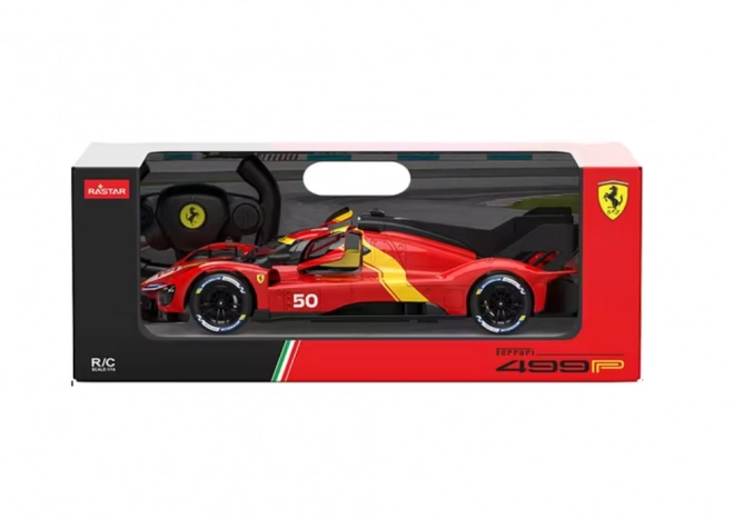 R/C 1:24 Sportauto op afstandsbediening Ferrari 499P Rood