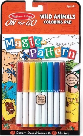 Melissa & Doug Magisches Malbuch – Wildtiere